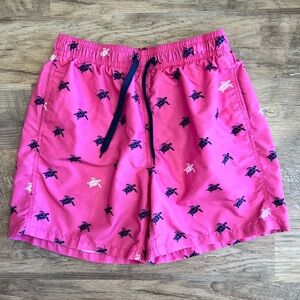 Kanu Surf Men’s Swim Trunks Size Large‎ Pink/Navy Turtles Beach Vacation